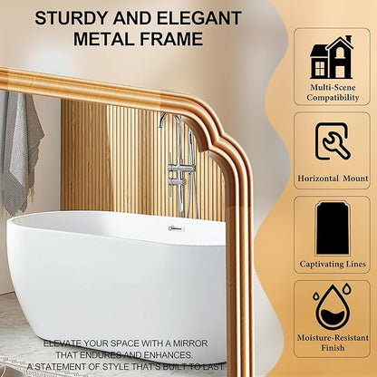 Wood Mirror for Bathroom - Image 8