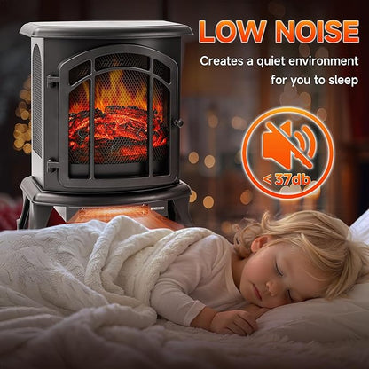 24" Electric Fireplace Heater Stove - Image 5