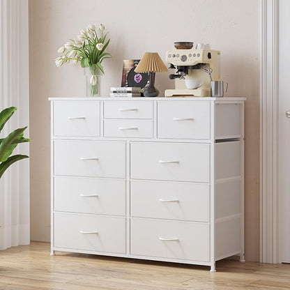 LUMTOK 10-Drawer Dresser, Fabric Storage Dressers Drawers - Image 2
