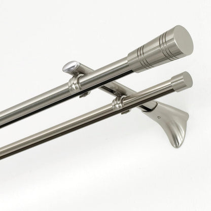 Gardinia Endpin Ø 20 mm, Metal, Stainless Steel Finish, Apollo