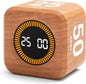 Rotating Productivity Timer 5, 50 Minutes Preset, Desk Cube w/Gravity Sensor by Exlliy