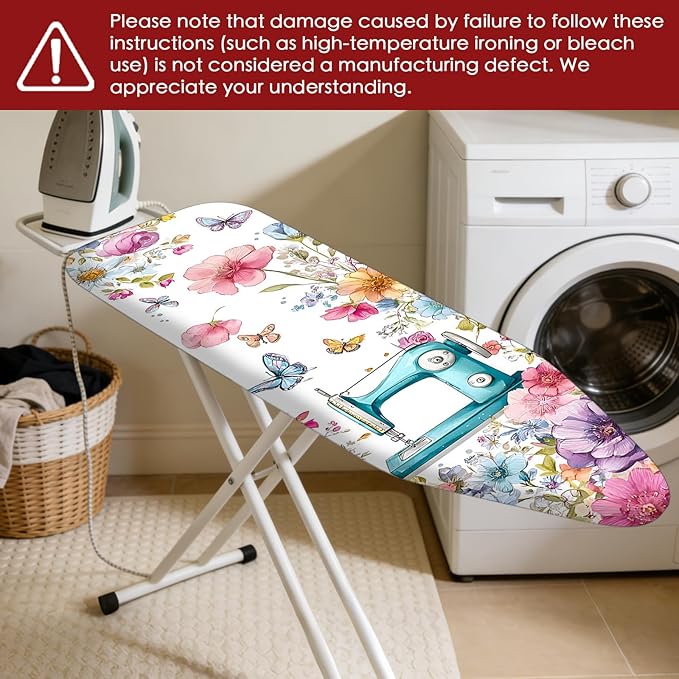 Nuxovilar Ironing Board Cover Needle Cotton 15x54 Inches | Ironing Board Cover - Image 7