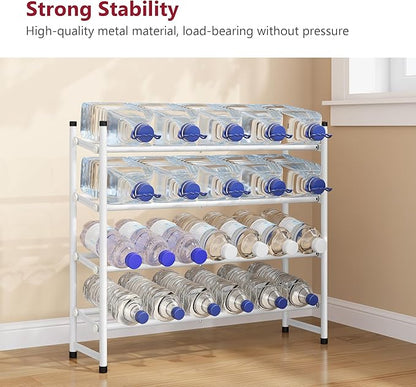 Tajsoon Expandable Shoe Rack for Closet 4 Tier, 29“-41“Adjustable & Stackable - Image 5