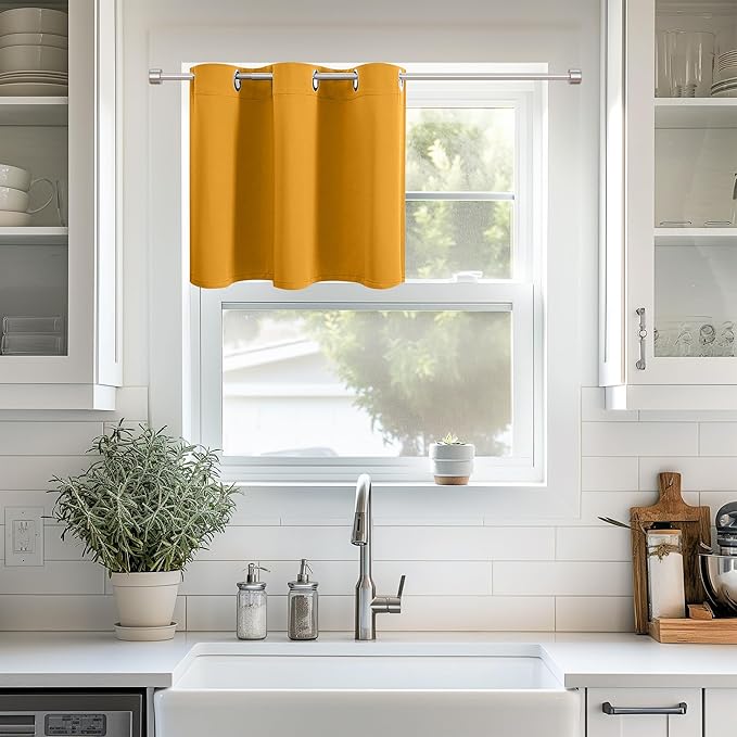 ChrisDowa Blackout Curtains 36 Inches Long by ChrisDowa