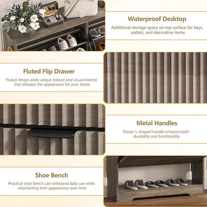 Shoe Cabinet Storage for Entryway - Image 4