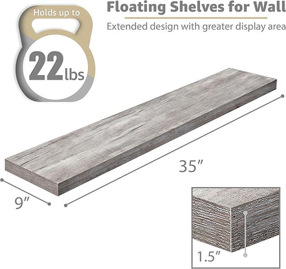Sorbus Floating Shelves for Wall - Image 3