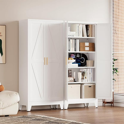71" Tall Pantry Cabinet, Kitchen Pantry Storage Cabinets - Image 6