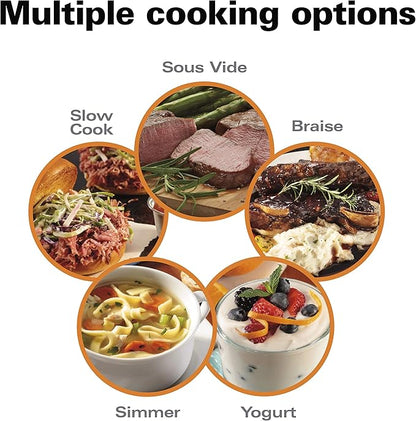Hamilton Beach Portable 6 Quart Set & Forget Digital Programmable Slow Cooker - Image 3