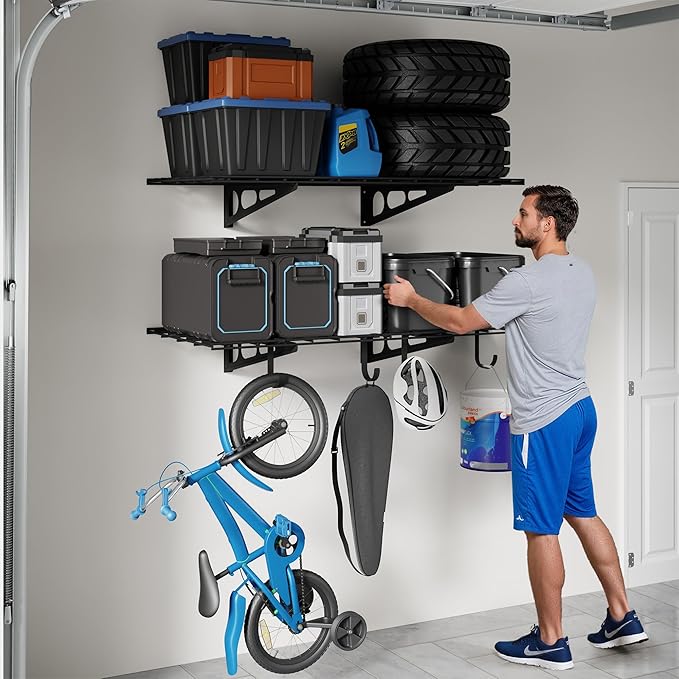FLEXIMOUNTS 2-Pack 2x4ft Garage Shelving - Image 7