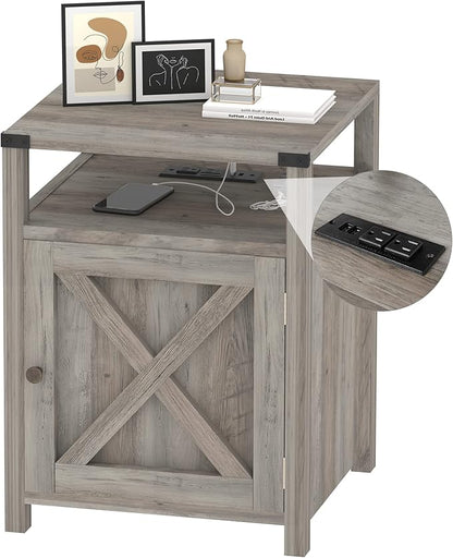 HOSEOKA Farmhouse Nightstand by HOME