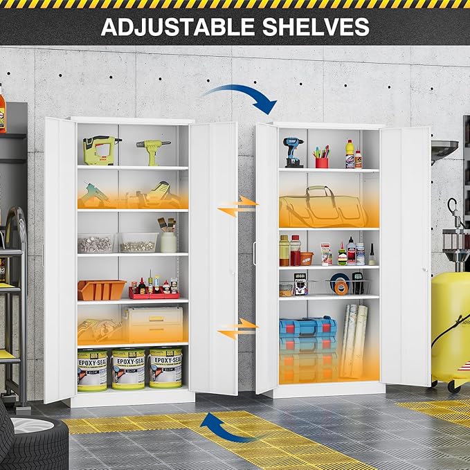 Metal Storage Cabinet-72” Tall Steel File Cabinets - Image 5