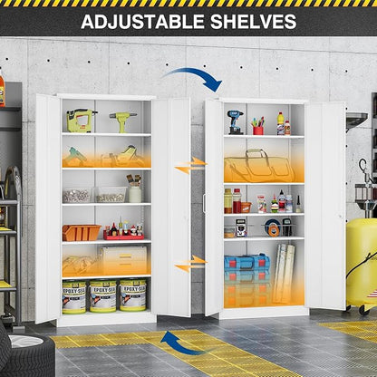 Metal Storage Cabinet-72” Tall Steel File Cabinets - Image 5