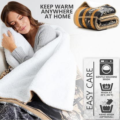 Harry Potter Gifts Heated Blanket Electric, Luxurious Soft Fleece Throw - Image 4