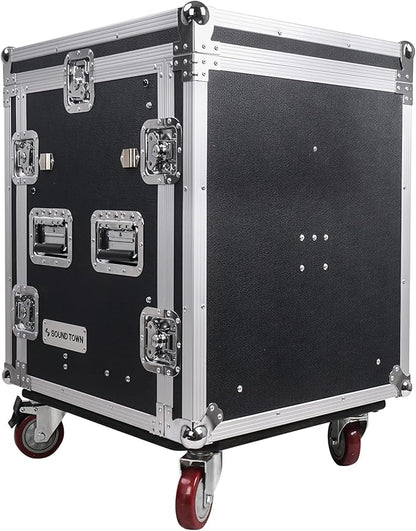 Sound Town 12U PA DJ Pro Audio Rack/Road ATA Case - Image 5