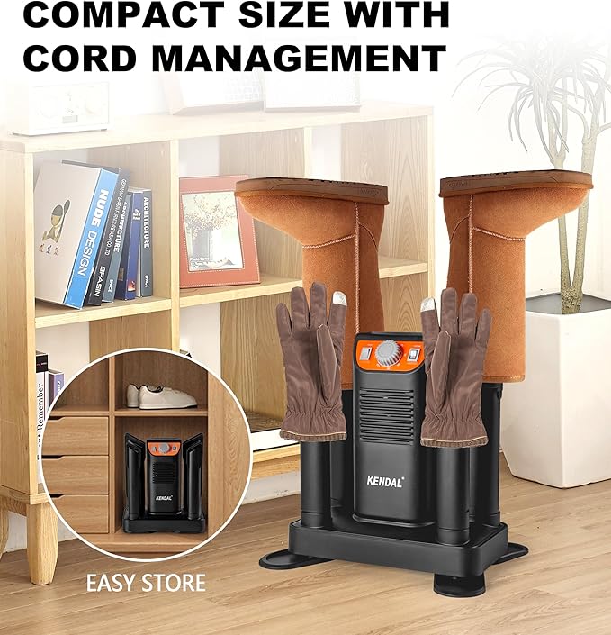Boot Dryer for Work Boots, Shoe Dryer and Ozone Deodorizer, Portable Ski Boot - Image 7
