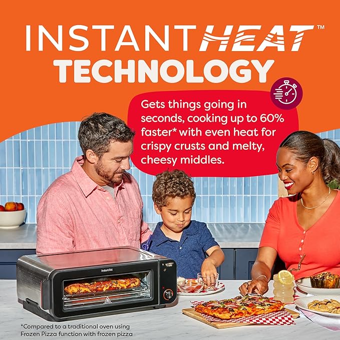 Instant Pot No Preheat Required* 6-in-1 Pizza and Toaster Oven - Image 4
