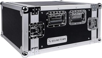 Sound Town 6U PA/DJ Rack/Road Case, by SOUNDTOWN