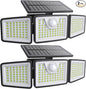 daphino 2500LM Solar Lights Outdoor by ChargebySunLightUpHome