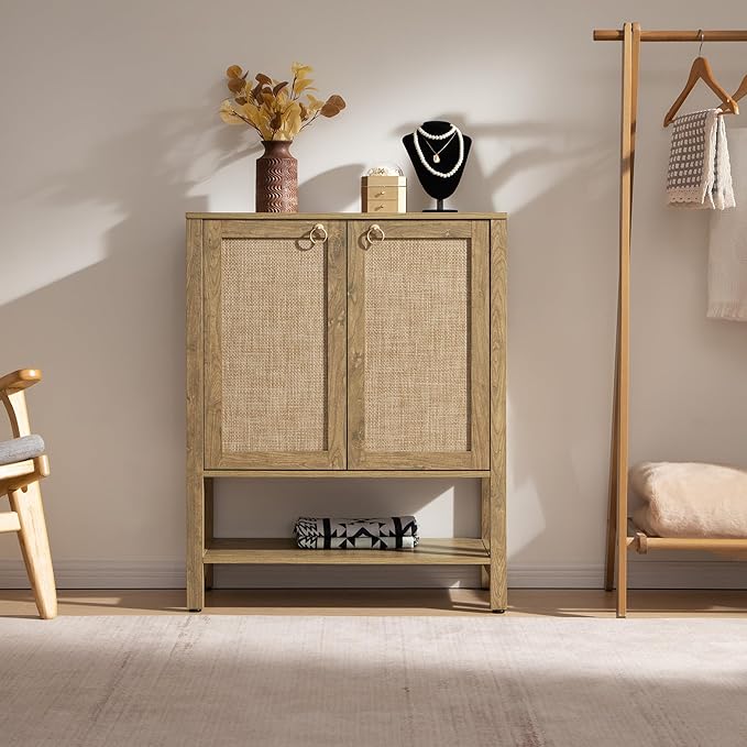 SICOTAS Rattan Shoe Cabinet - Image 6