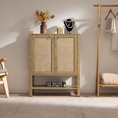 SICOTAS Rattan Shoe Cabinet - Image 6
