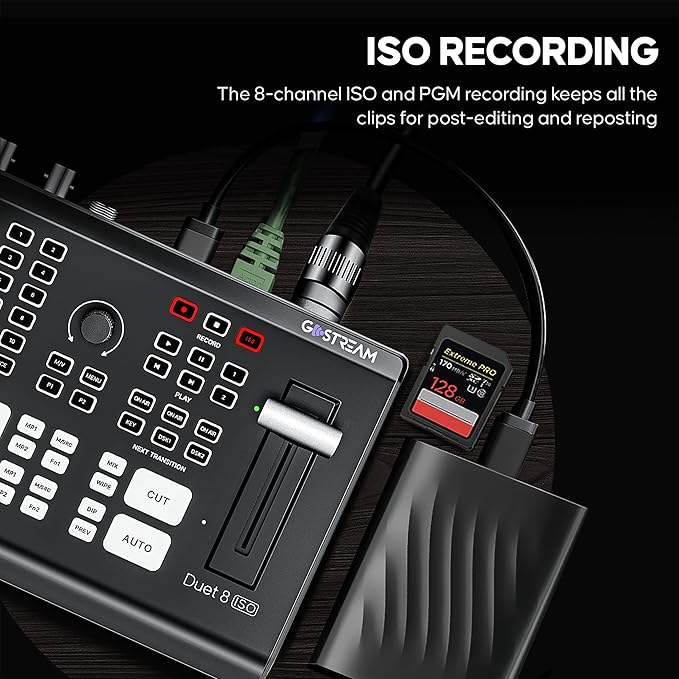 Osee GoStream Duet 8 ISO, 8 Channels Video Switcher - Image 3