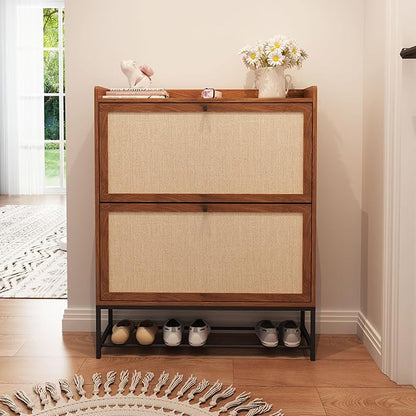 AVZEAR Narrow Shoe Storage Cabinet - Image 9