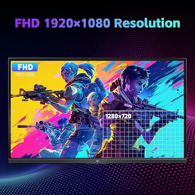 KTC 24 Inch Computer Monitor, FHD 144Hz Office Gaming Monitor, Adaptive-Sync - Image 5