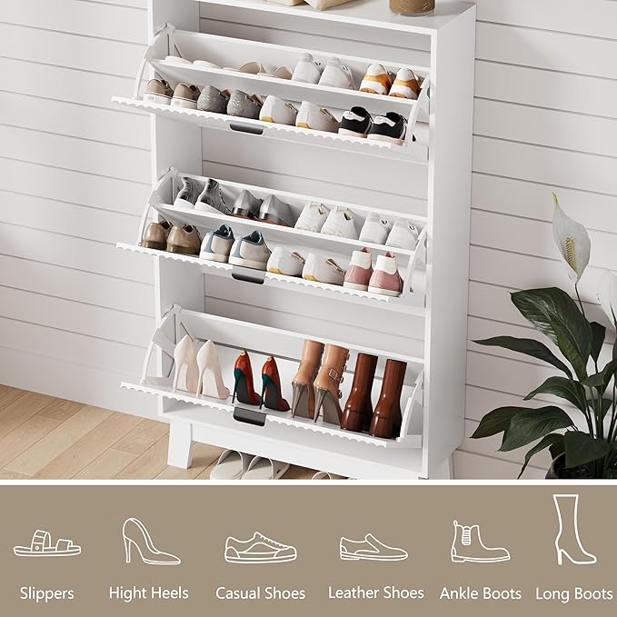 Shoe Cabinet Storage for Entryway - Image 4