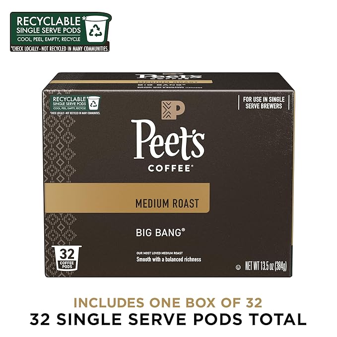 Peet's Coffee, Medium Roast Single Serve Coffee Pods - Image 2