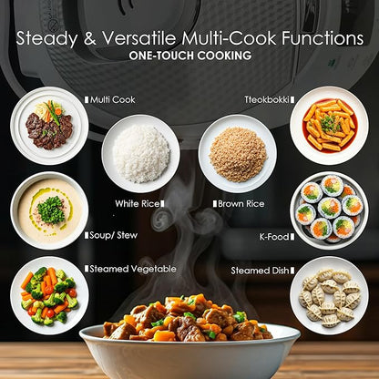 MAGiC COM multi-Functional Digital Rice Cooker 10 Cup Uncooked, 15-in-1 - Image 3