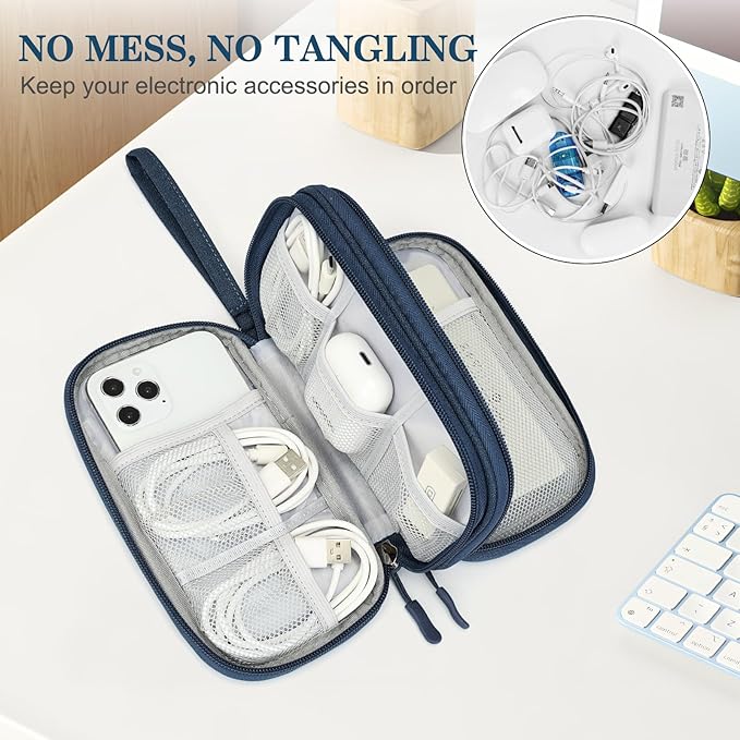 FYY Electronic Organizer, Travel Cable Organizer Bag Pouch Accessories Carry - Image 5