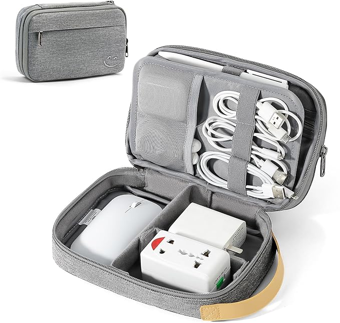 Travelkin Travel Electronic Cord Organizer Travel Case, Travel Cable Organizer by MoreThanTravel
