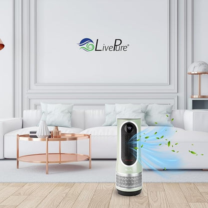 LivePure 3-in-1 LP520 Clean Heat Air Purifier & Electric Heater – Oscillating - Image 2