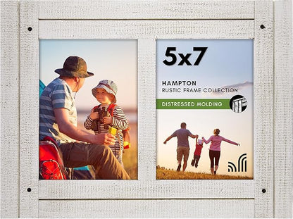 Americanflat Hinged 5x7 Double Picture Frame by Americanflat