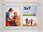 Americanflat Hinged 5x7 Double Picture Frame by Americanflat