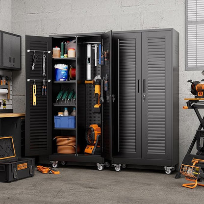 Mop and Broom Closet Storage Cabinet - Image 9