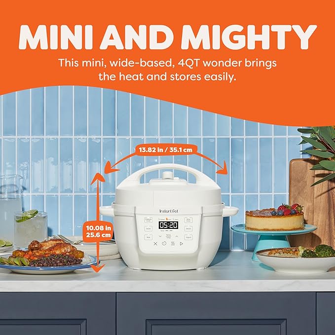 Instant Pot 4QT RIO Mini 7-in-1 Multi-Cooker, Pressure Cooker, Slow cook - Image 2