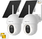 4G LTE Cellular Security Camera Outdoor, Wireless Solar Powered, no WiFi by ARCCTVSecurity