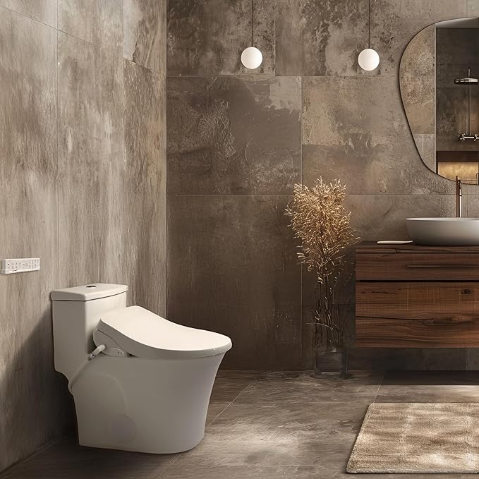 SmartBidet® SB-1200 Luxury Advanced Electric Smart Bidet Elongated White Toilet - Image 2