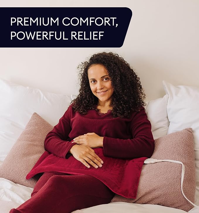GENIANI Electric Heating Pad for Back Pain & Cramps Relief, Electric Throw - Image 9