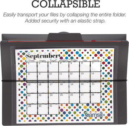 Samsill Cascading Wall File Organizer, Classrom Organization and Storage - Image 3