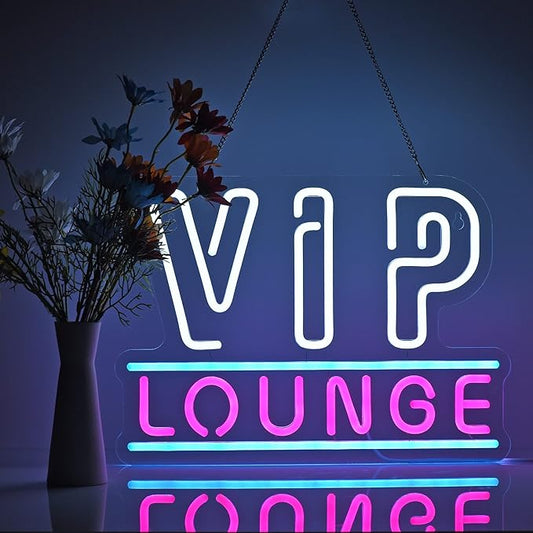 ZODZ VIP Lounge Neon Sign LED Light up Sign by ZODZ