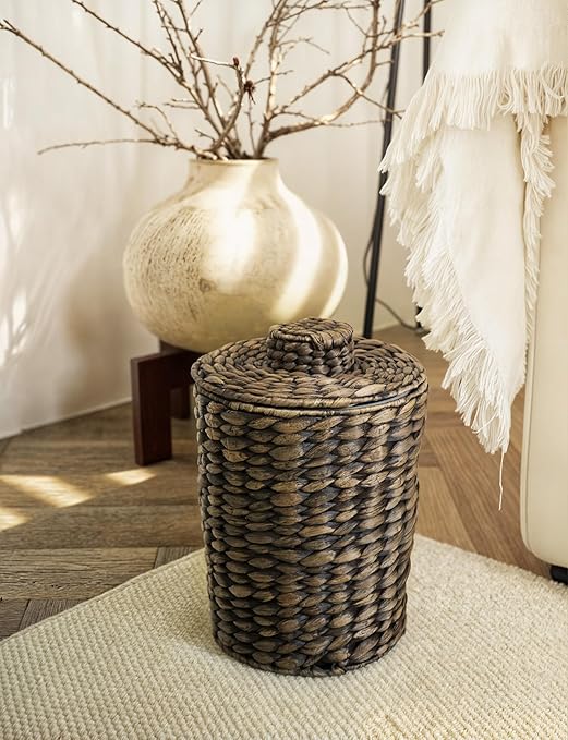 2 Gallons Wicker Waste Basket - Image 7