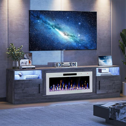 VITESSE TV Stand Fireplace by Vitesse