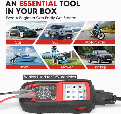 Autel AL539B OBD2 Scanner, 3-in-1 Code Reader Battery Tester Avometer - Image 5
