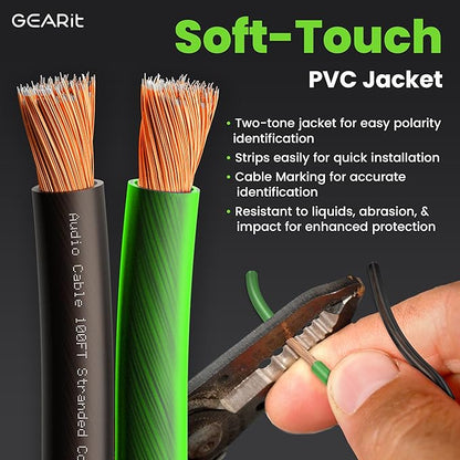 GEARit Pro Series 16AWG Speaker Wire, 16 Gauge Speaker Wire Cable Great Use - Image 5