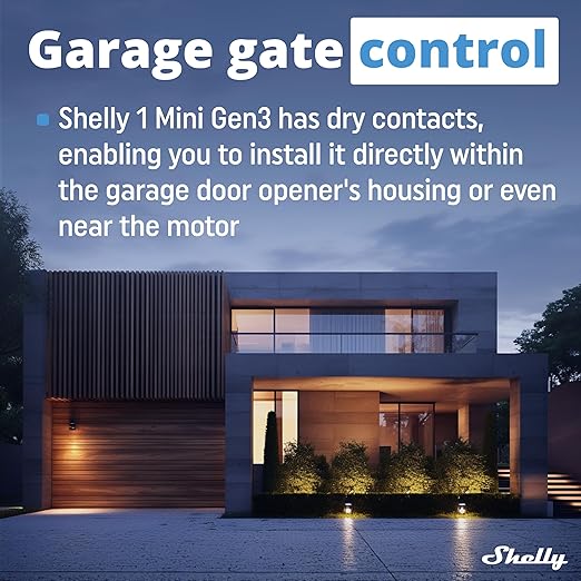 Shelly 1 Mini Gen3 | WiFi Smart Switch Relay 1 Channel 8A | Home Automation | - Image 5