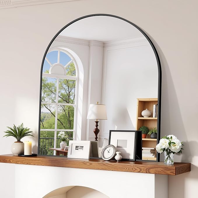 CIRCUMI Arched Wall Mirror, Metal Frame, Large Size - Image 5