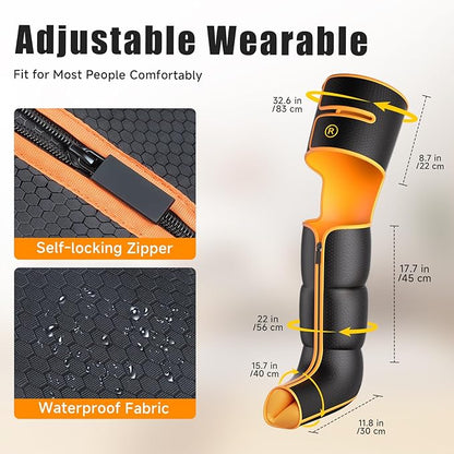 Leg Massager with Heat and Compression, Foot and Full Leg Massager - Image 4