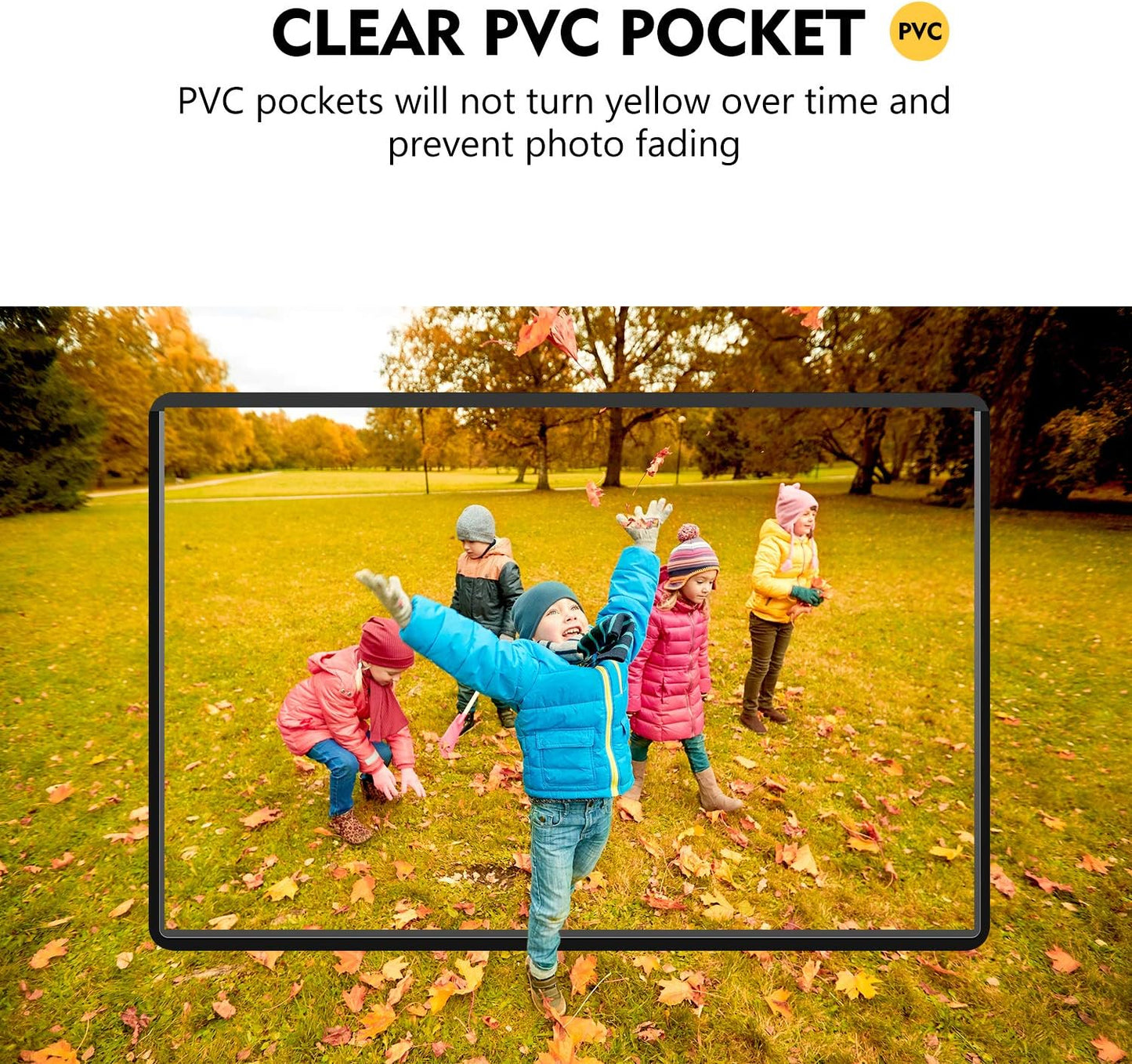 Magicfly Magnetic Photo Frame, Pack of 30, Fits 4 X 6 Inch Photos | Magnetic Picture Frame with Clear Photo Pocket for Refrigerator, Fridge, Office Cabinet, Black